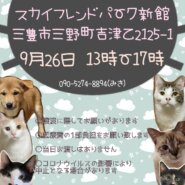 9.26は譲渡会です！