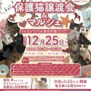 百町保護猫譲渡会&マルシェ