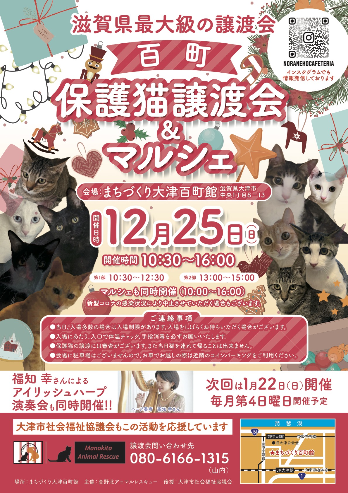 百町保護猫譲渡会&マルシェ