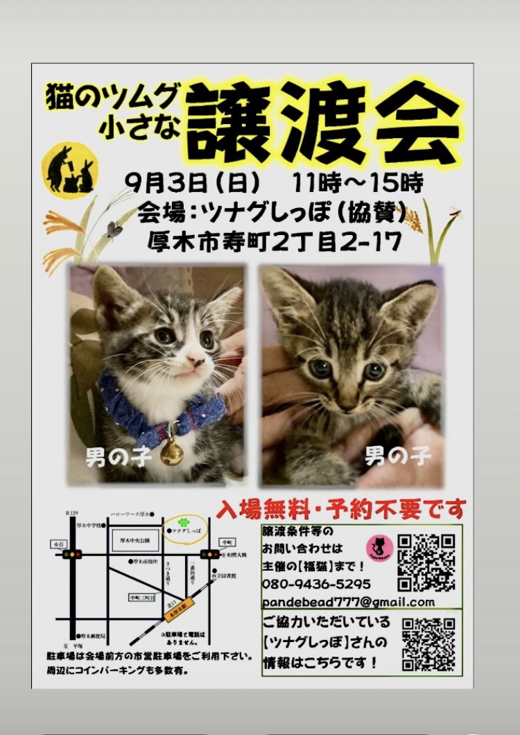 ツムグ小さな譲渡会