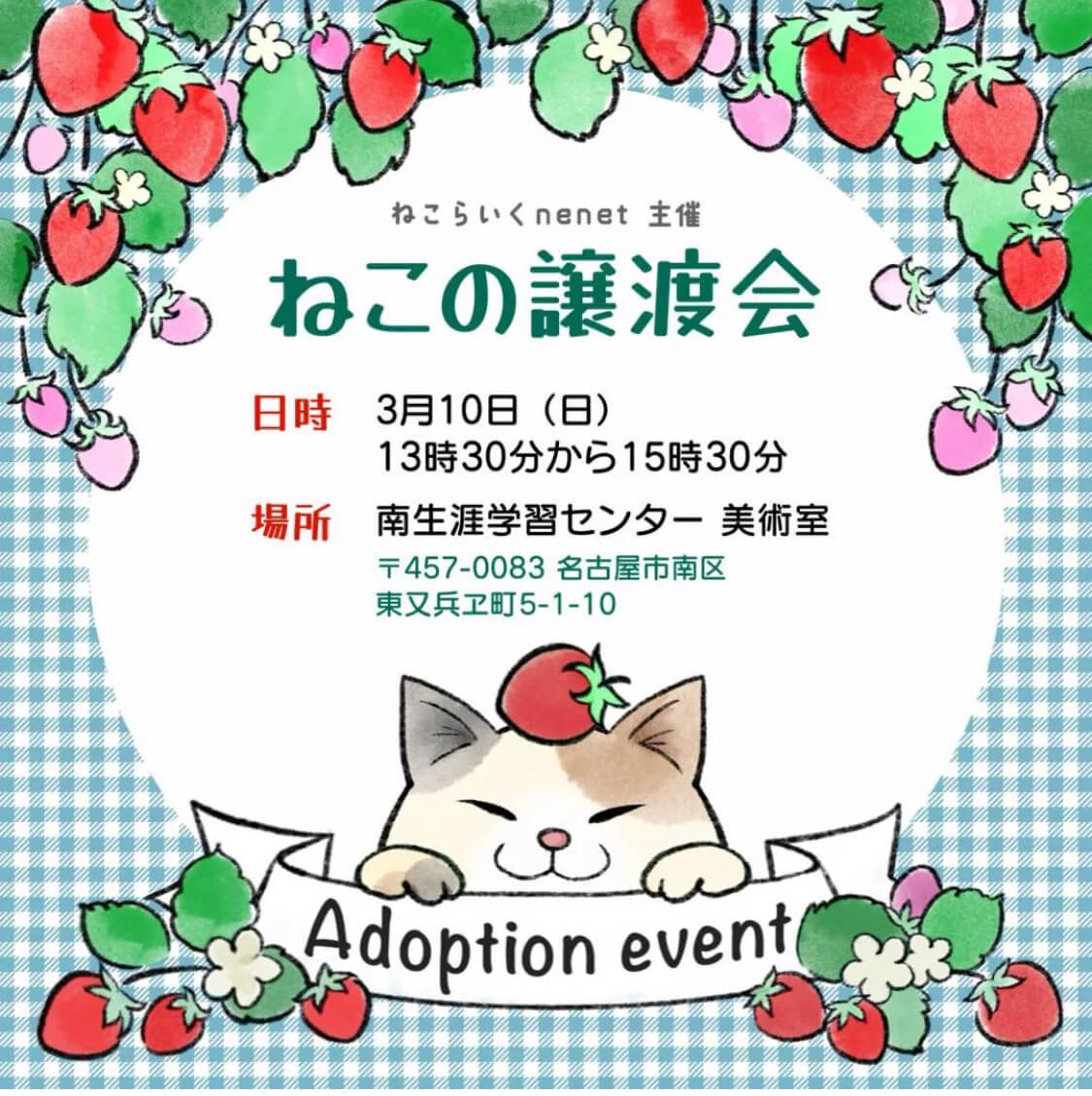 ねこの譲渡会