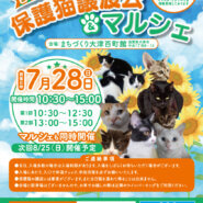 百町保護猫譲渡会＆マルシェ