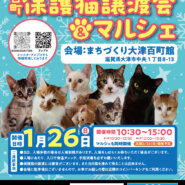 百町保護猫譲渡会＆マルシェ