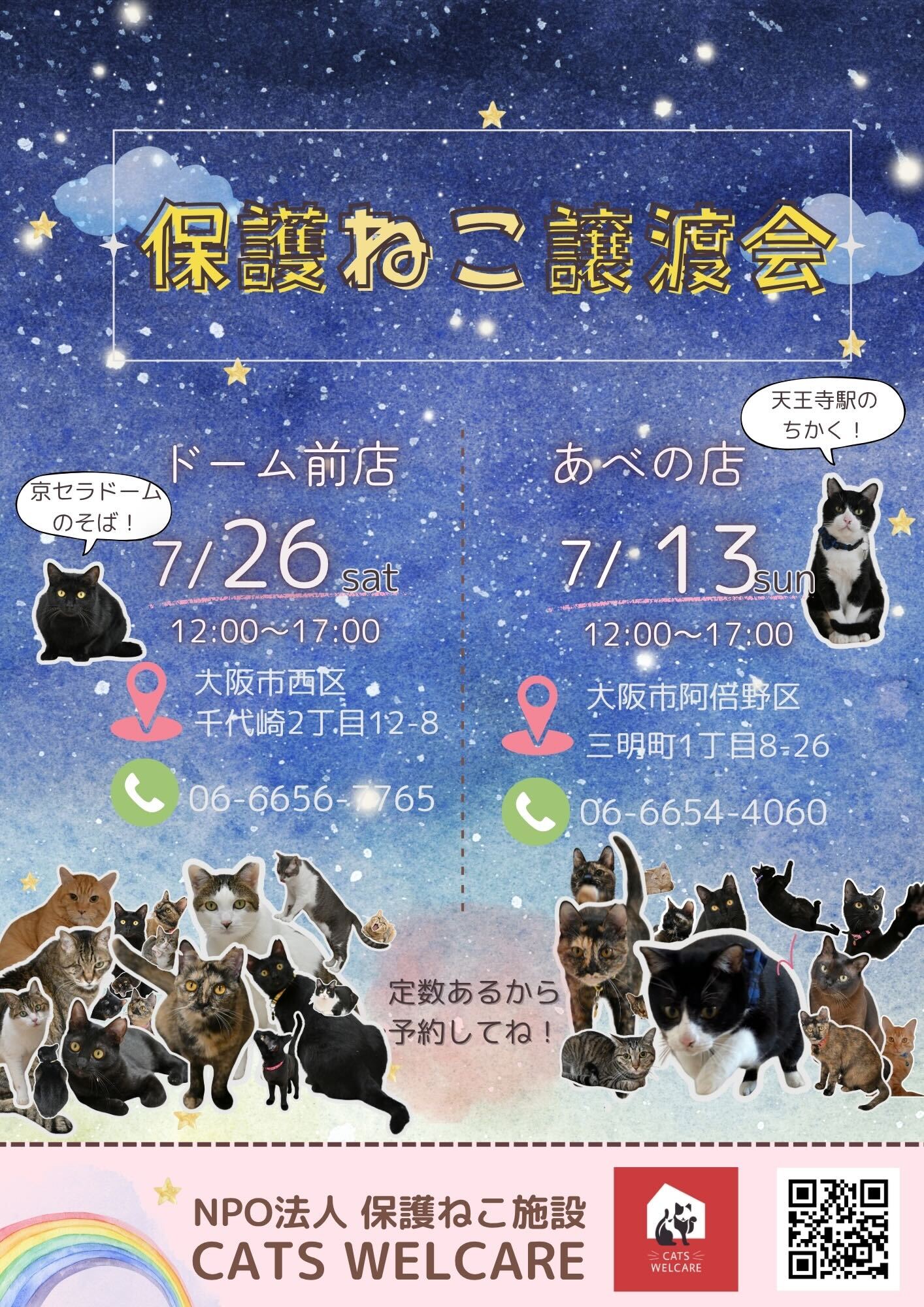 ふれあえる譲渡会 in大阪市
