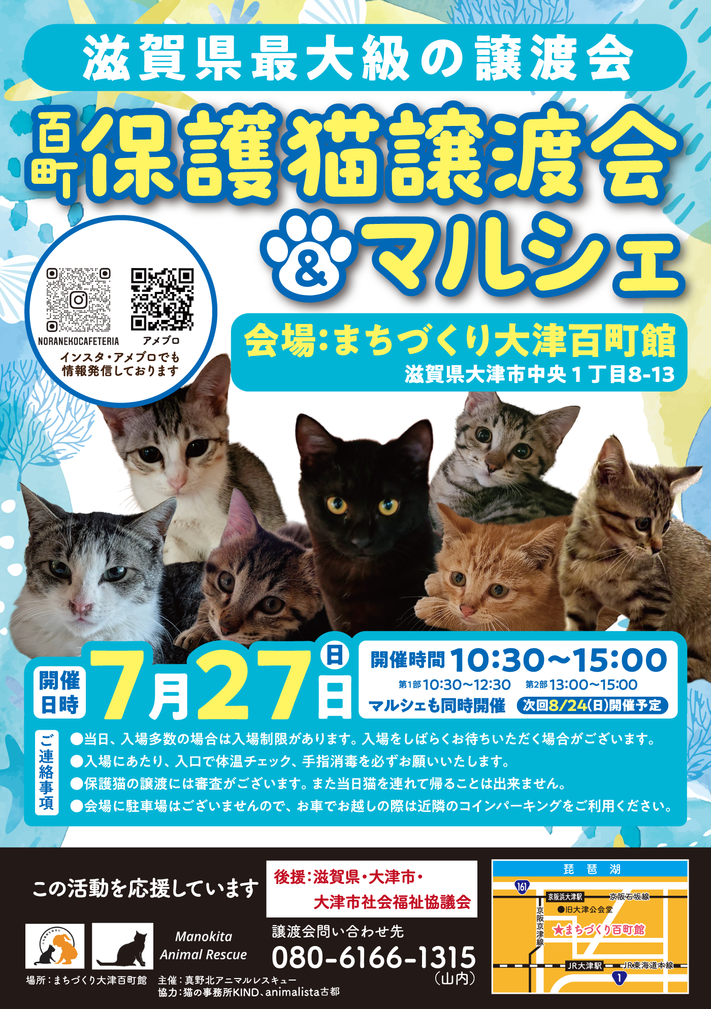百町保護猫譲渡会＆マルシェ